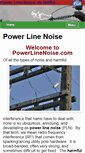 Mobile Screenshot of powerlinenoise.com